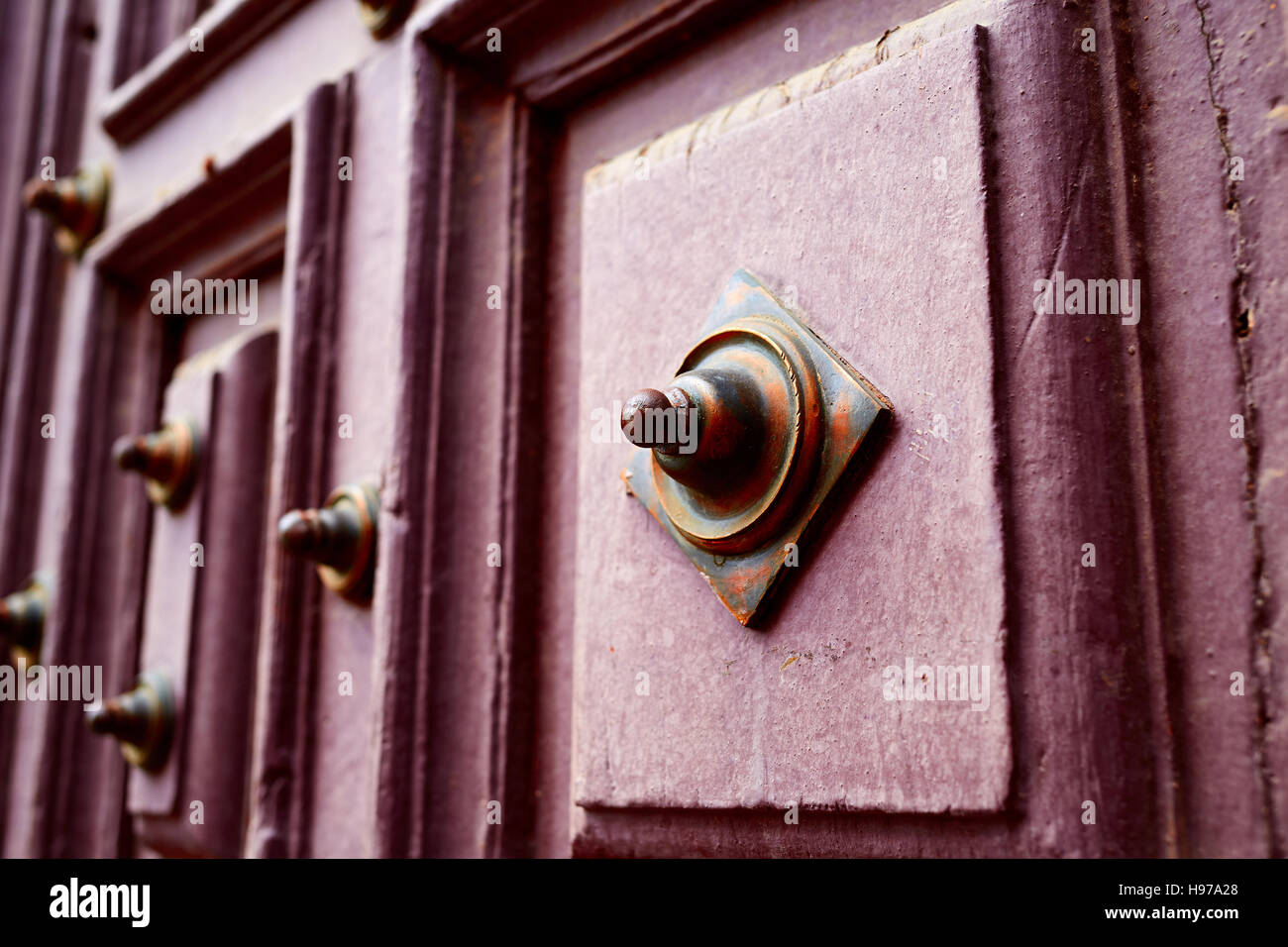 Salamanca Clerecia porta della Chiesa particolare in Spagna Foto Stock