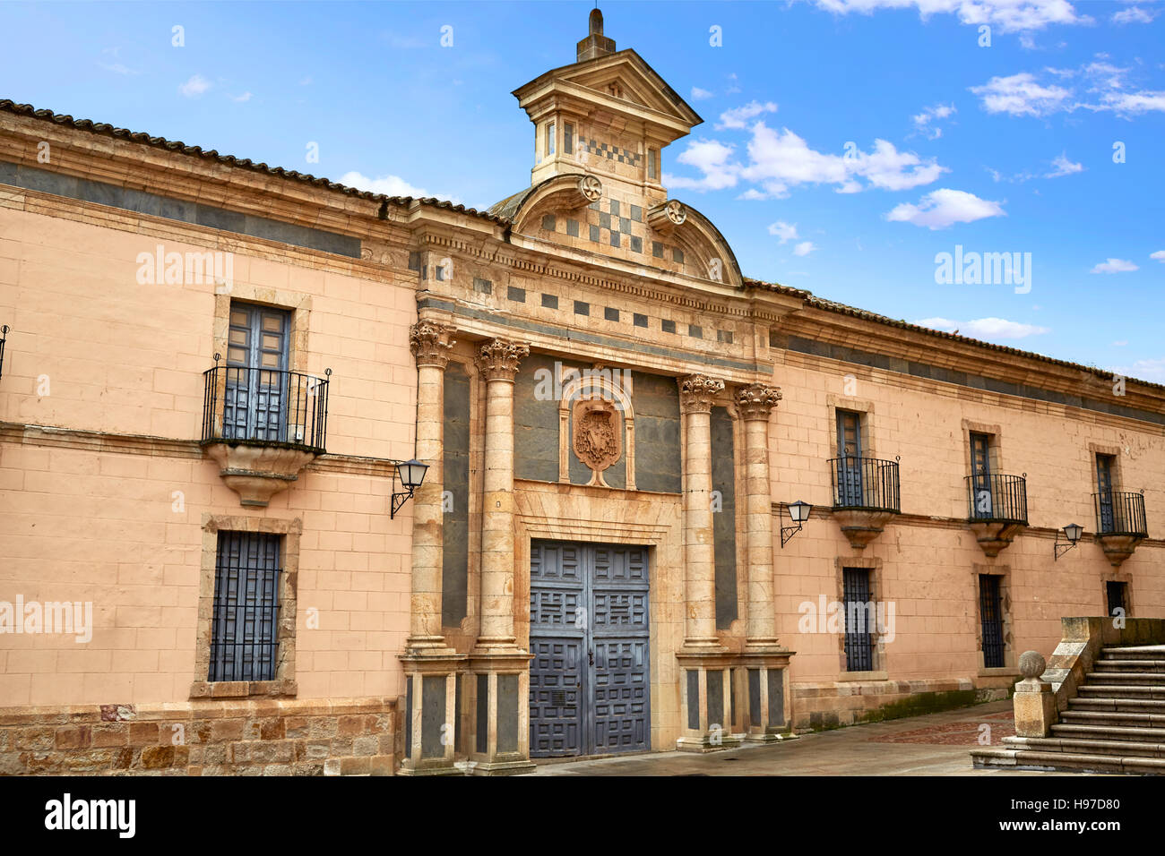 Zamora obispado edificio in Spagna da Via de la Plata modo Foto Stock