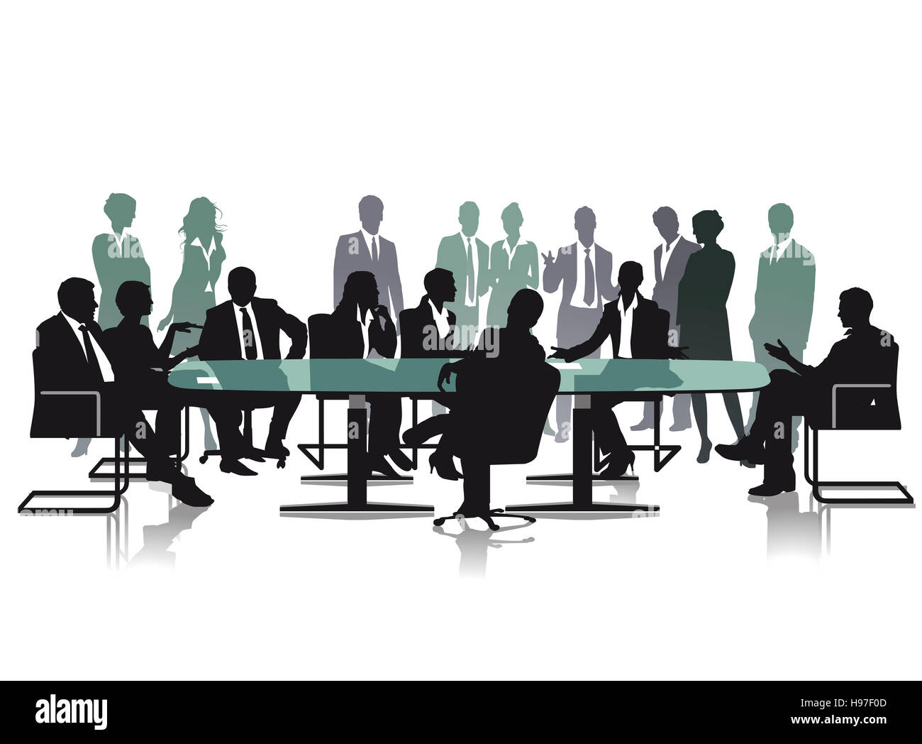 Finestra di dialogo di discussione nel gruppo Foto Stock