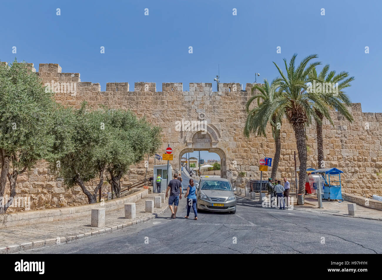 Sterco di Gerusalemme di Gate Foto Stock