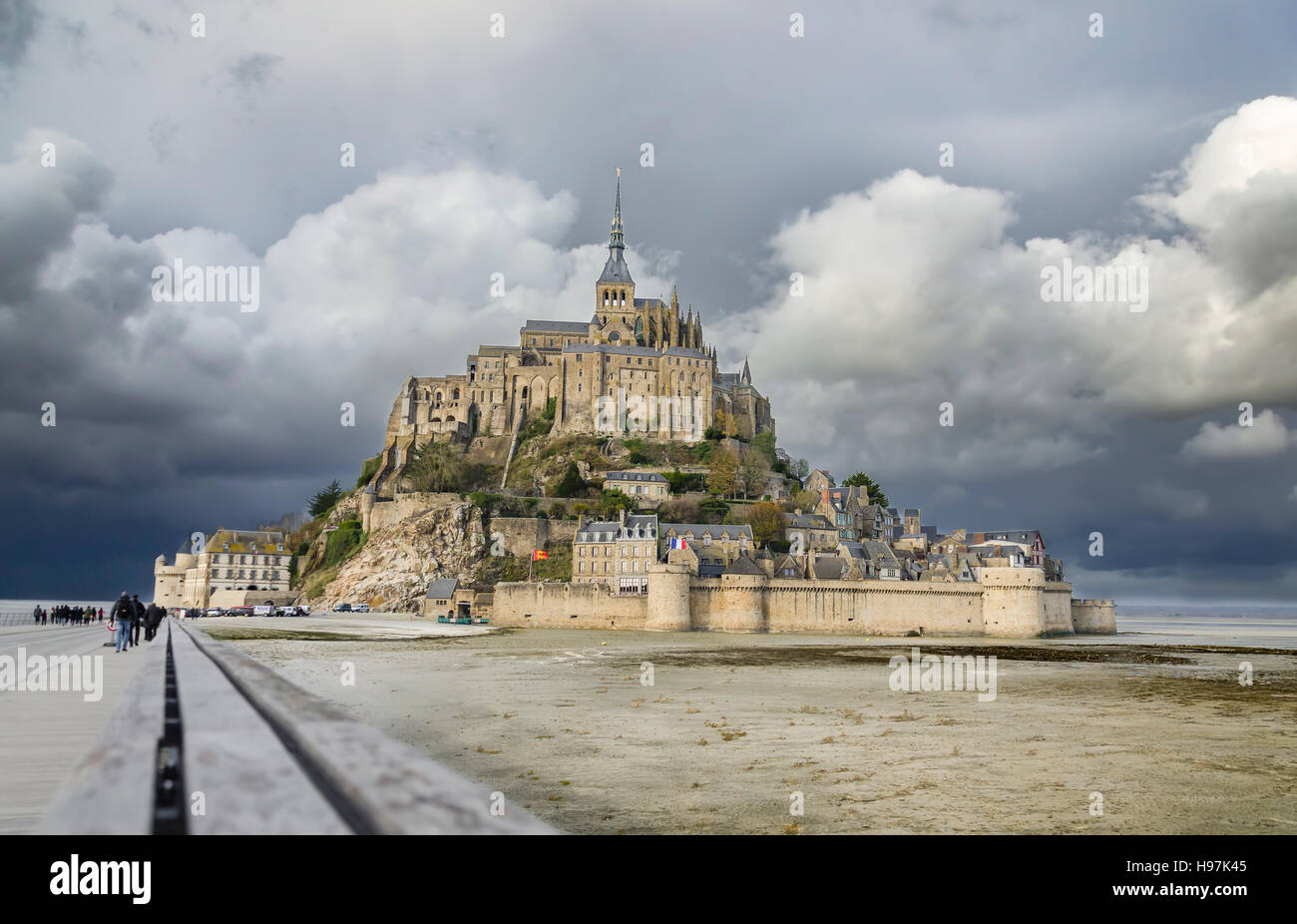 Saint Michael Mount, Normandia, Francia 18 Novembre, 2016 Foto Stock