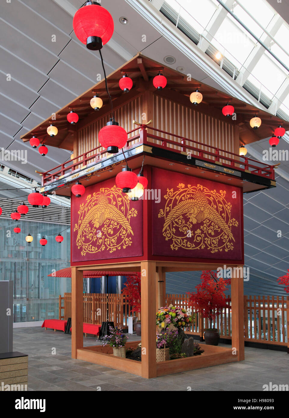 Giappone, Tokyo Haneda, area partenze, interno, Foto Stock