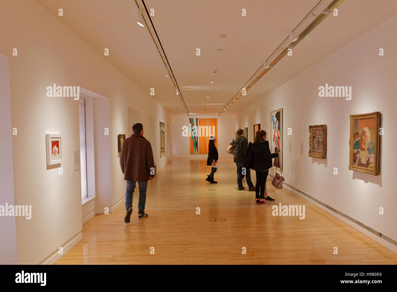 Interno della galleria GOMA Glasgow il museo di arte moderna Foto Stock