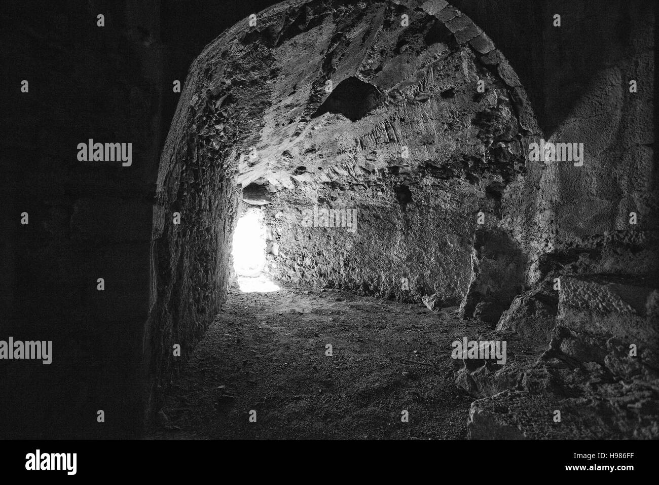 Fortezza, la cittadella di fine il castello di Milazzo, Sicilia Foto Stock