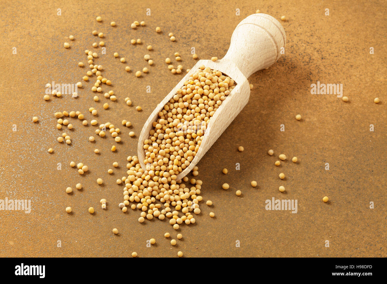 Giallo senape Foto Stock