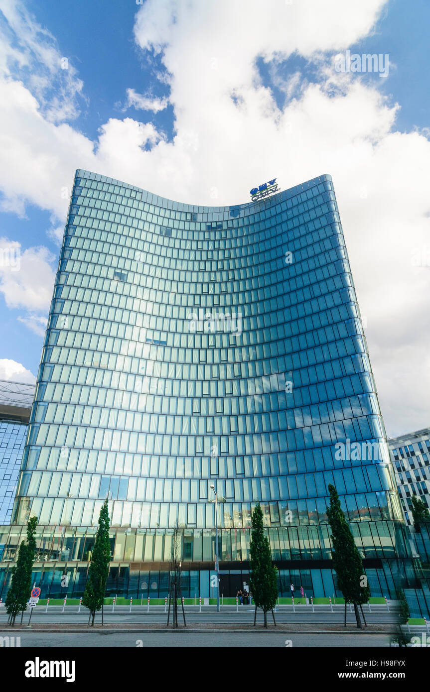 Wien, Vienna: OMV la sede centrale della società, 02., Wien, Austria Foto Stock