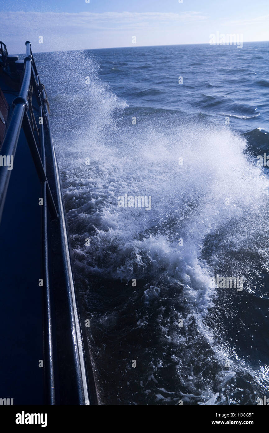Vela il Waddenzee su una nave storica, Paesi Bassi Foto Stock