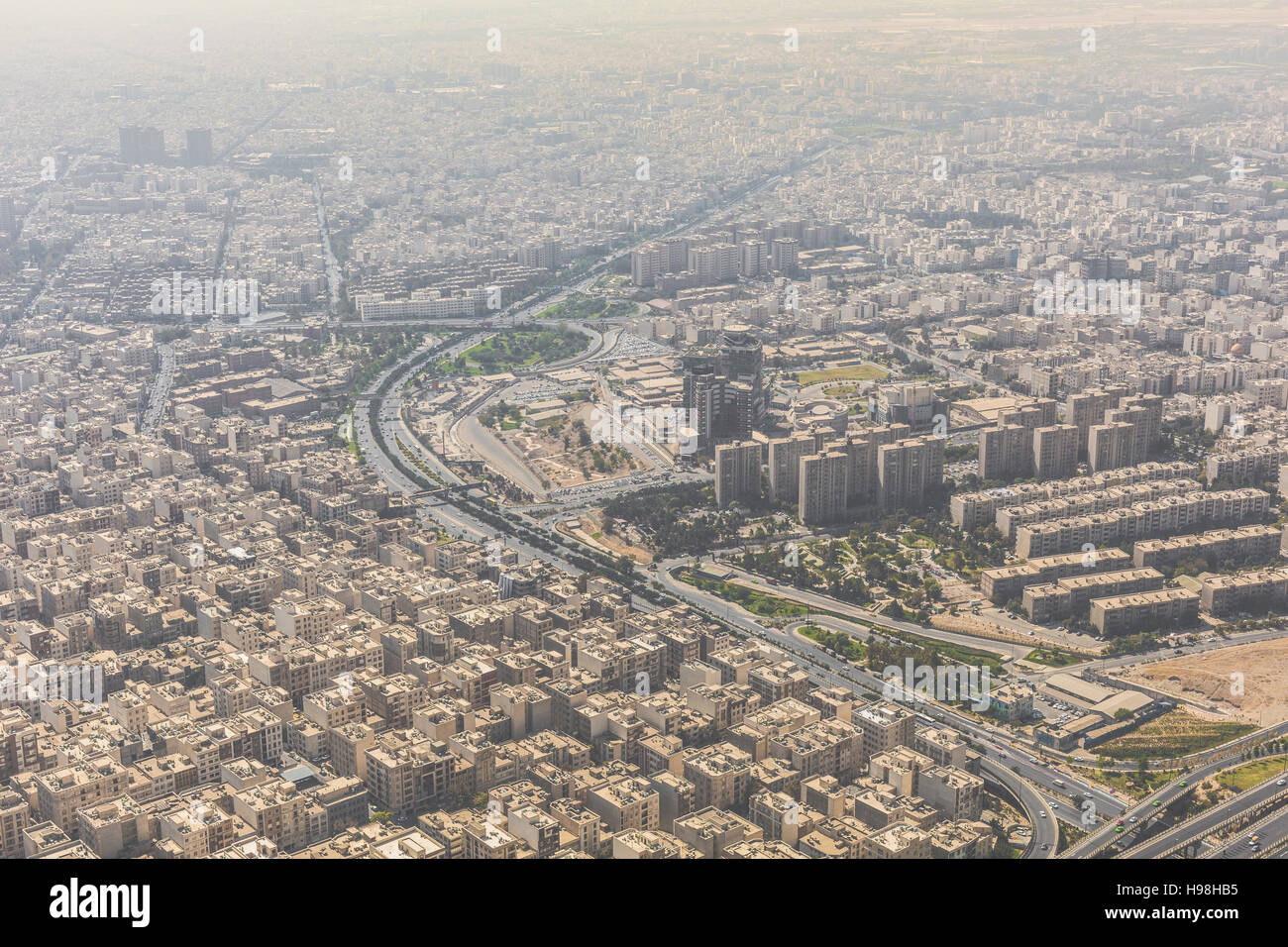 TEHERAN, IRAN - 05 ottobre 2016: vista dalla Torre Milad a Tehran, Iran. Foto Stock