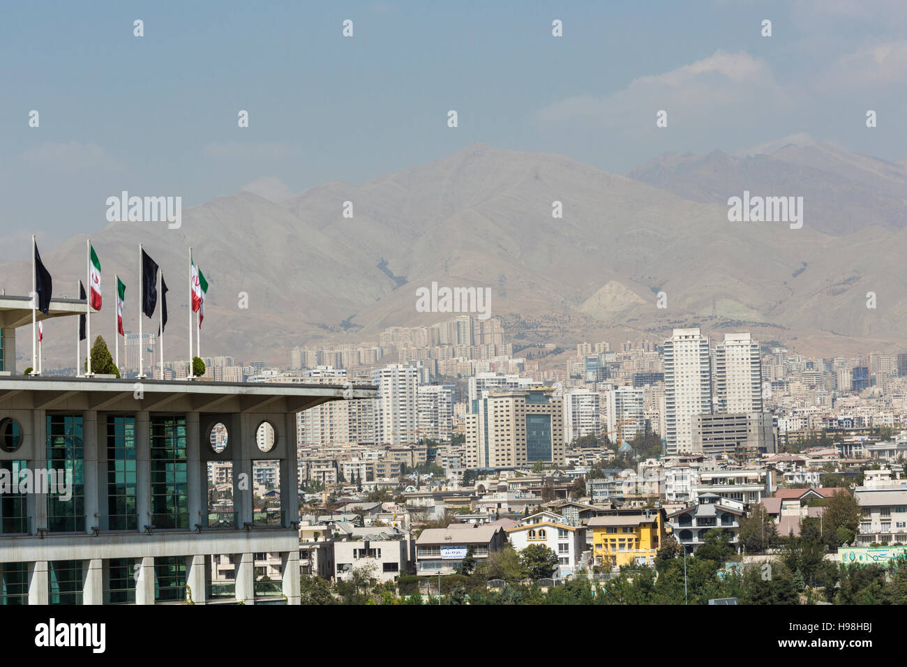 TEHERAN, IRAN - 05 ottobre 2016: vista dalla Torre Milad a Tehran, Iran. Foto Stock