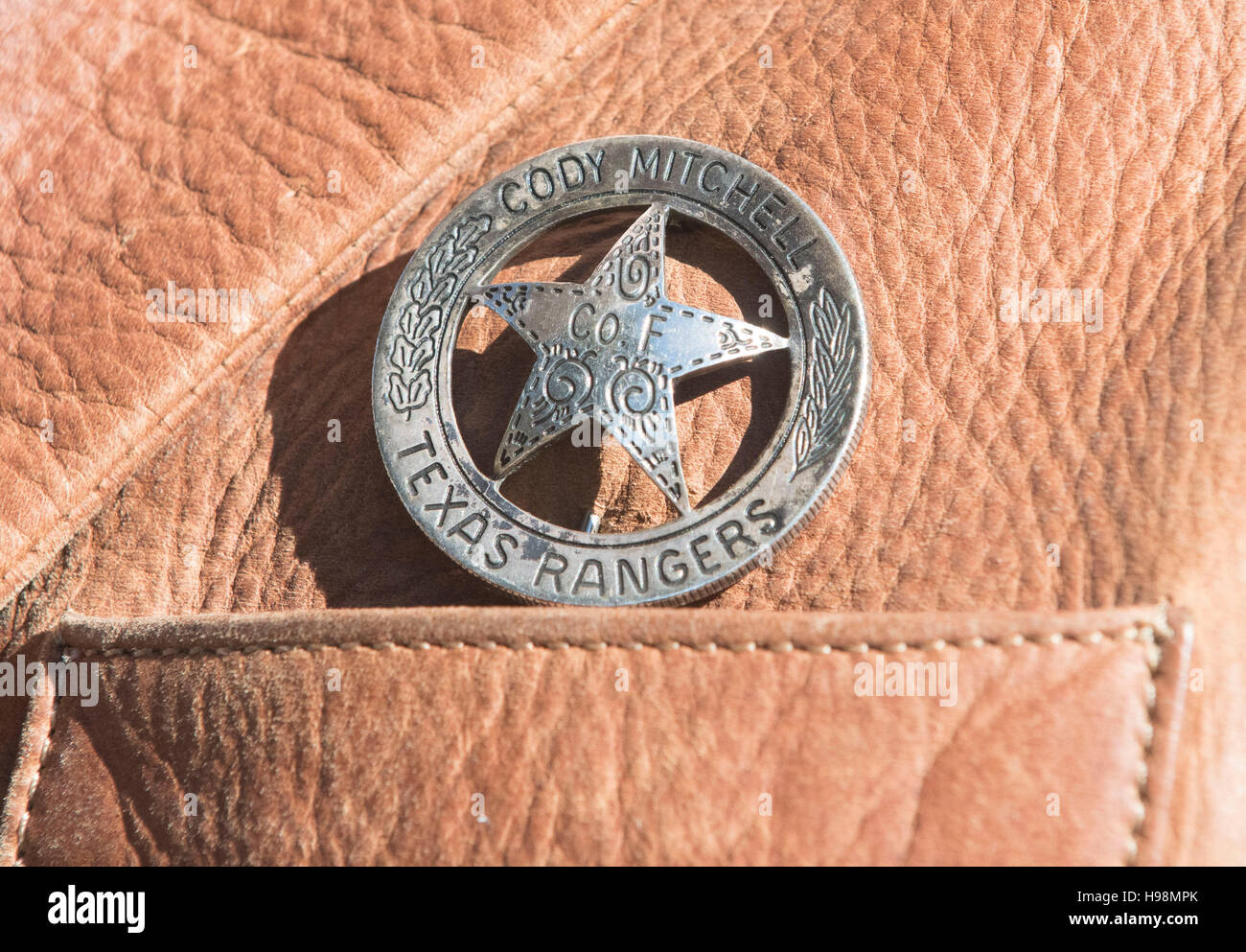 Insignia De TEXAS Rangers Company A, Insignia Redonda Con Trella, Po Mejicano, American Rangers, Old Wt Civil War, Lawman, Arqueado, 4,5 Cm - AliExprs - Foto 4