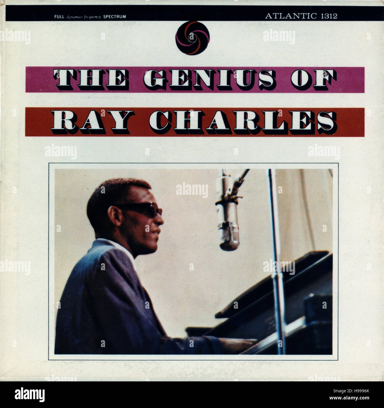 Ray Charles album 'il genio di Ray Charles' circa sessanta Foto Stock