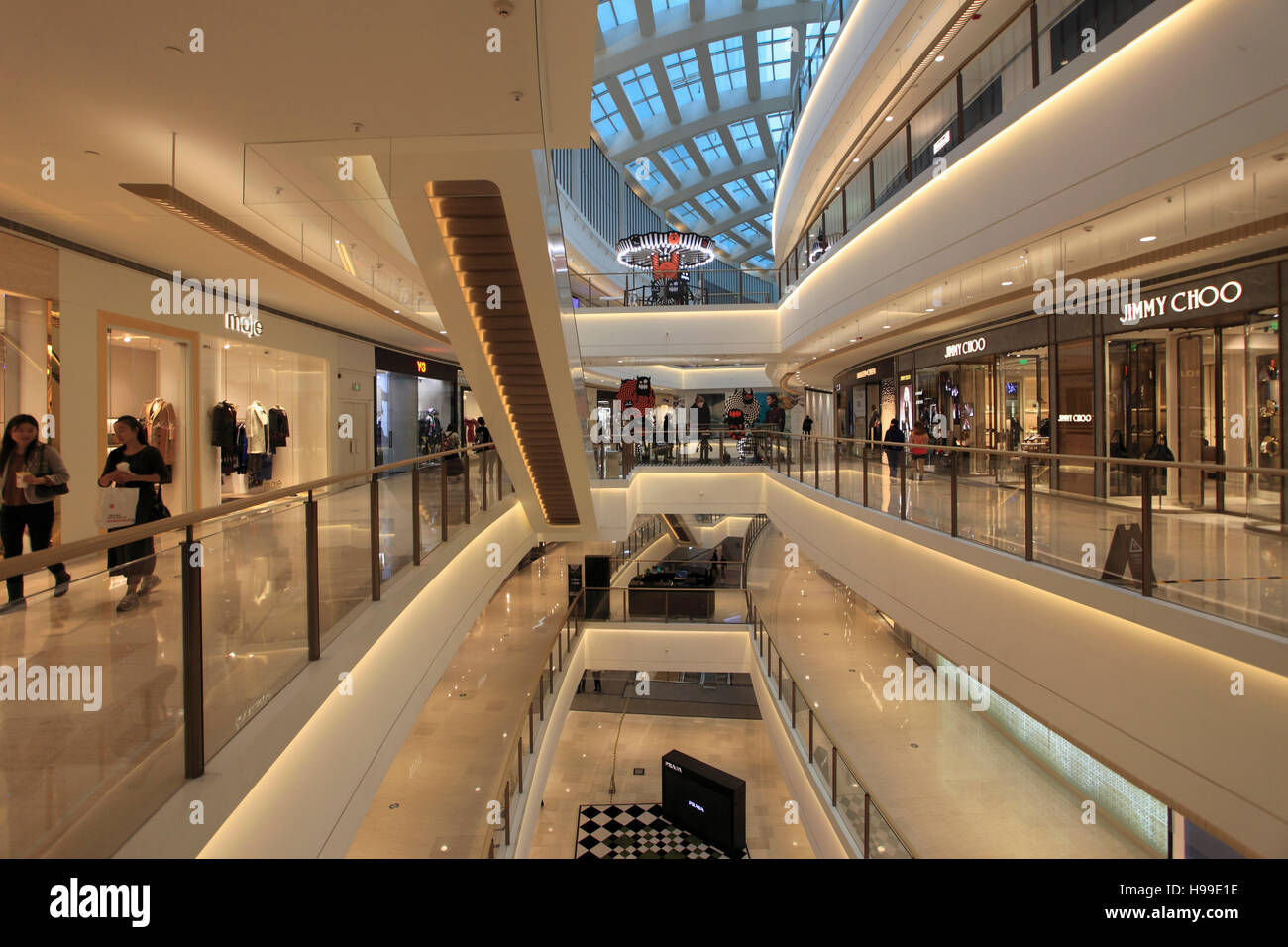 Cina, Shanghai, Plaza 66, shopping mall, interna Foto Stock Cina, Shanghai, Plaza 66, shopping mall, interna Foto Stock