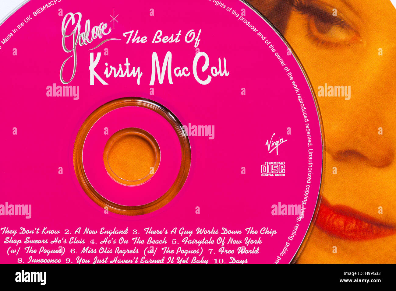 CD CD CD The Best of Kirsty MacColl Foto Stock