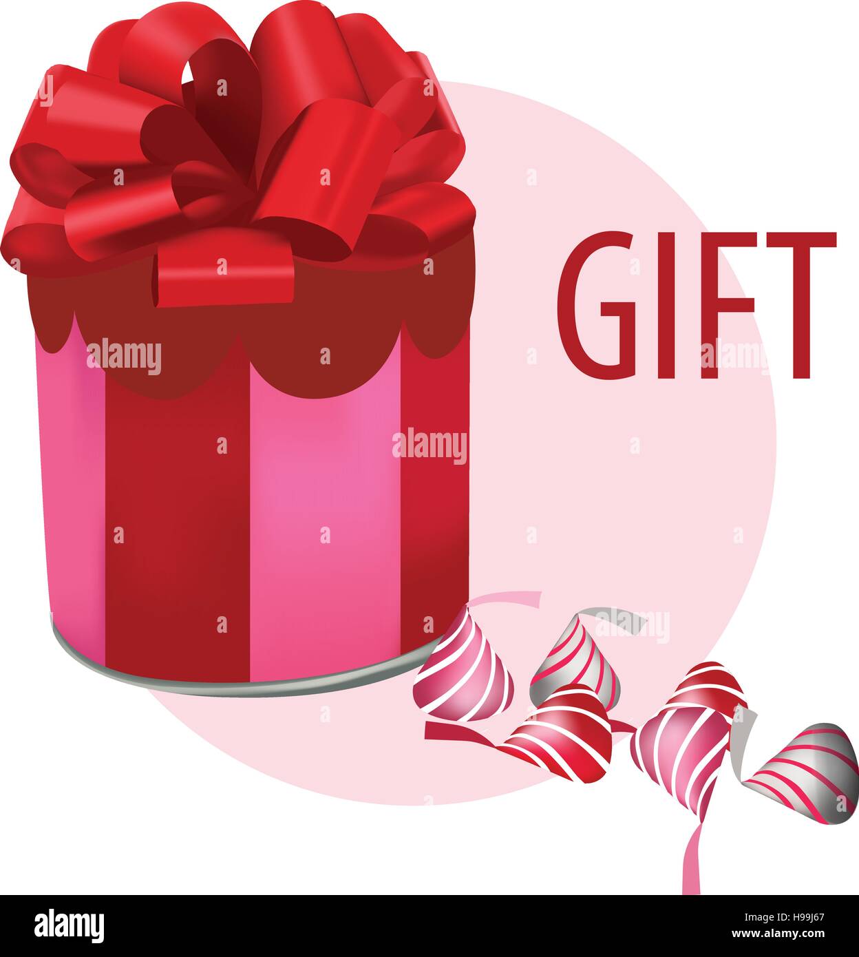 Illustrazione Vettoriale di dono presente Illustrazione Vettoriale