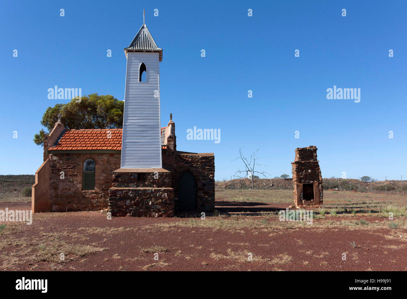 San Hyacianth Cappella, da Sir John Hawes Cirillo, Yalgoo Australia Occidentale Foto Stock