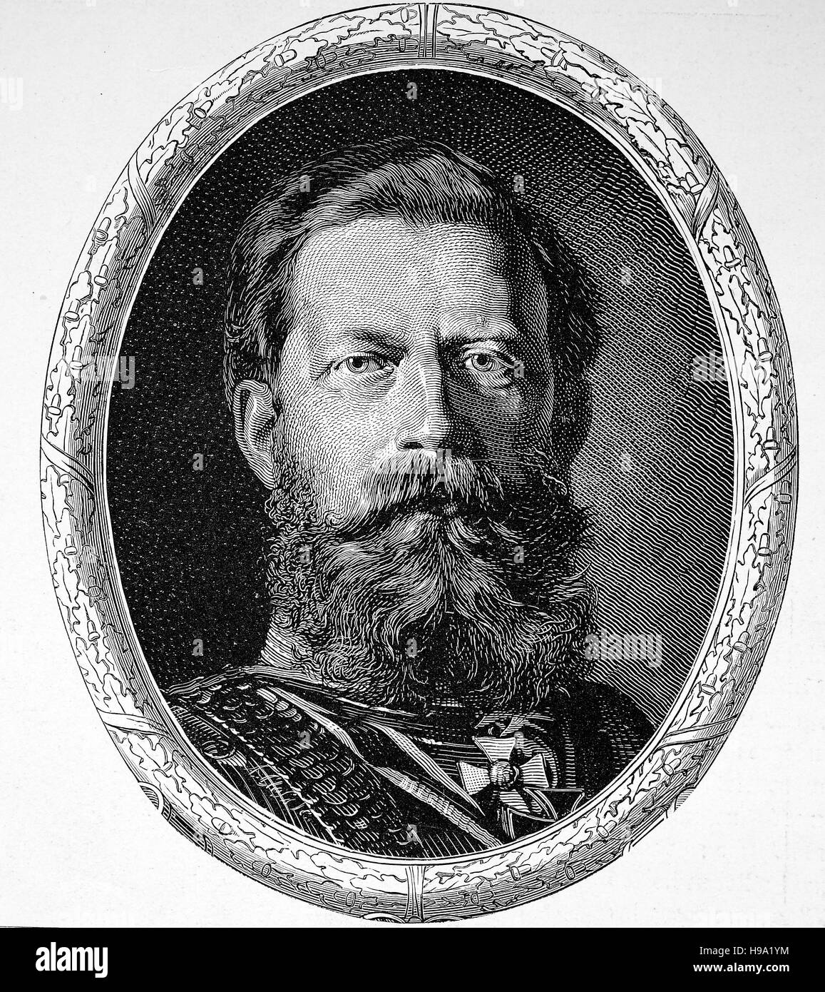 Wilhelm Friedrich Ludwig von Preussen in Berlino, Hohenzollern, illustrazione storico Foto Stock