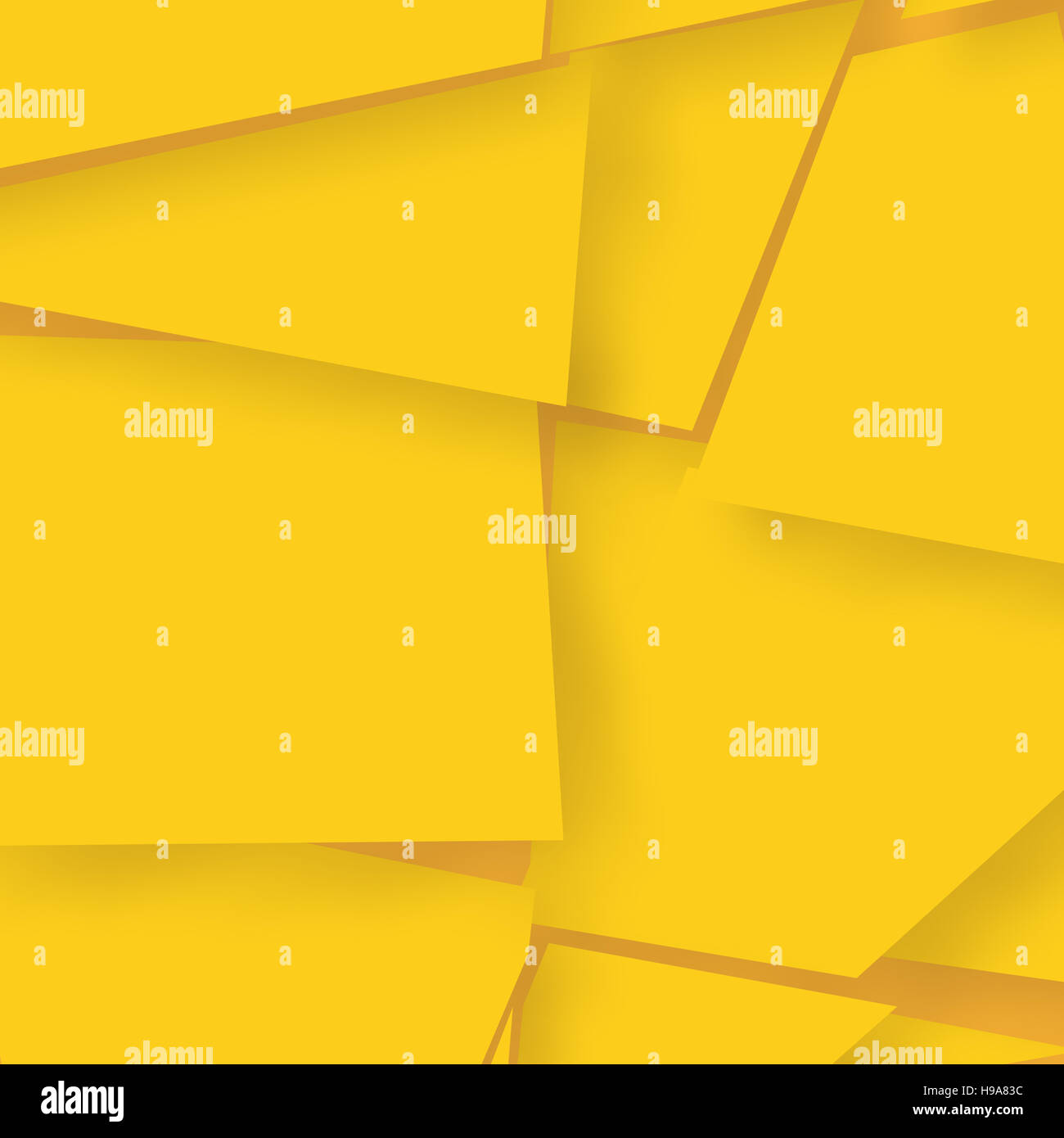 Sfondo astratto consistente di colore giallo brillante elementi Foto Stock