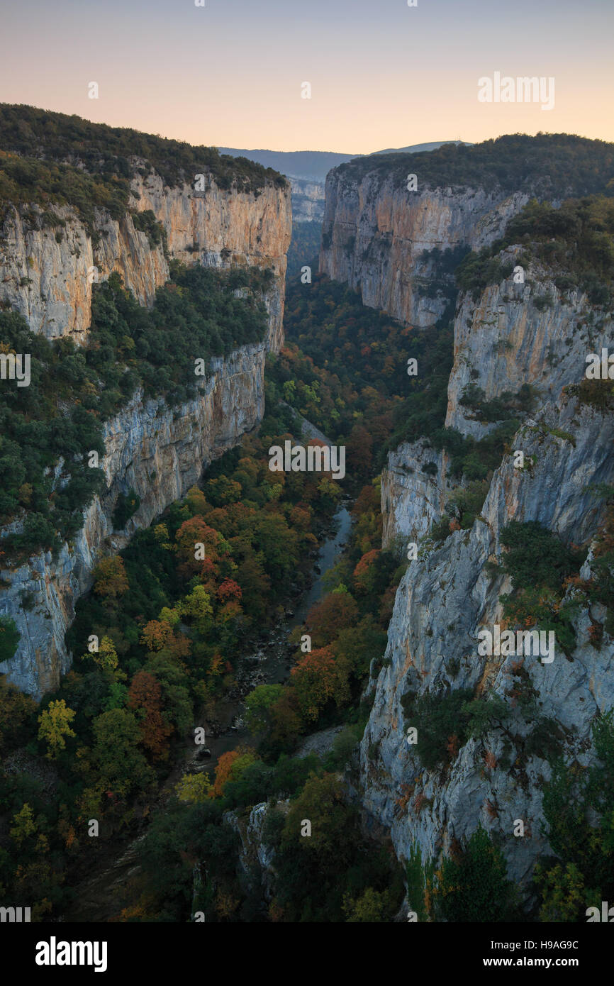 Foz in Navarra, Spagna Foto Stock