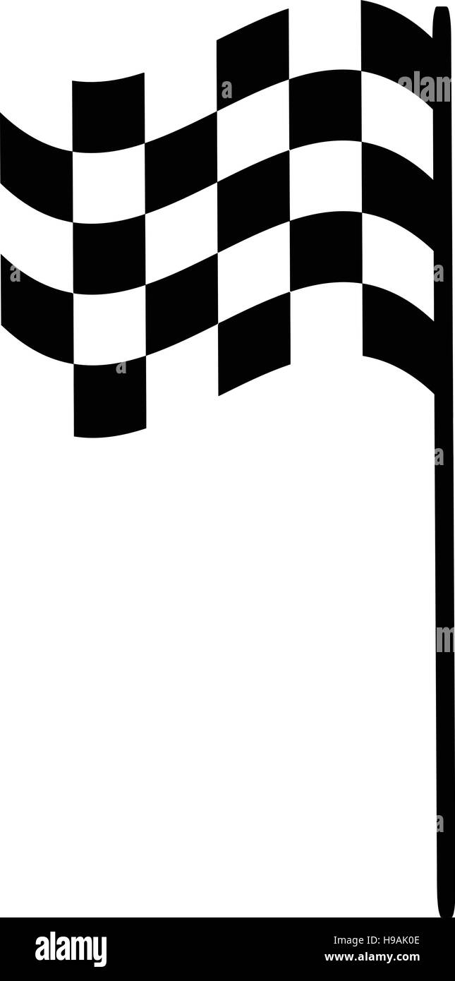 Bandiera a scacchi Illustrazione Vettoriale