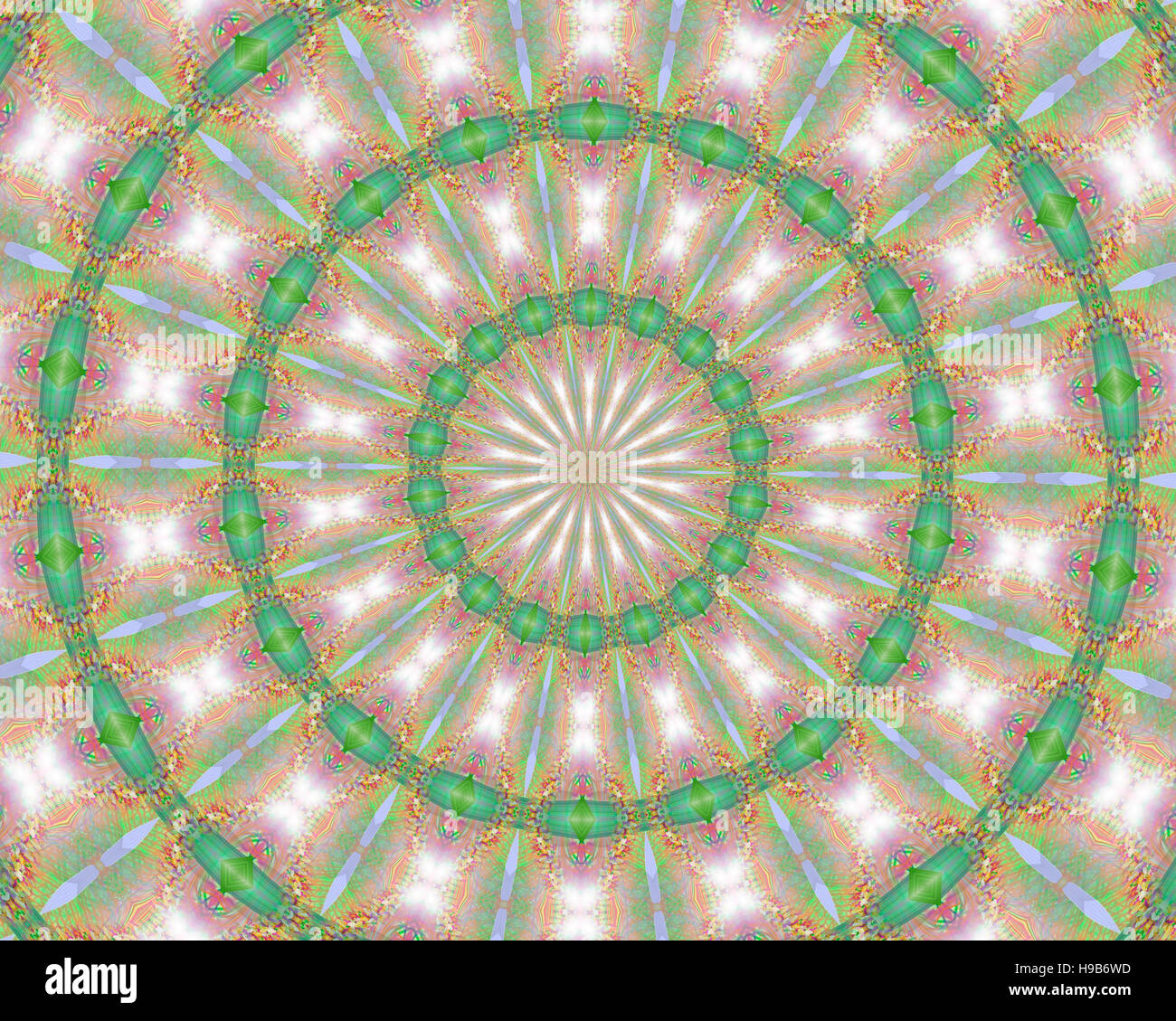 Mandala - Arte Digitale Foto Stock