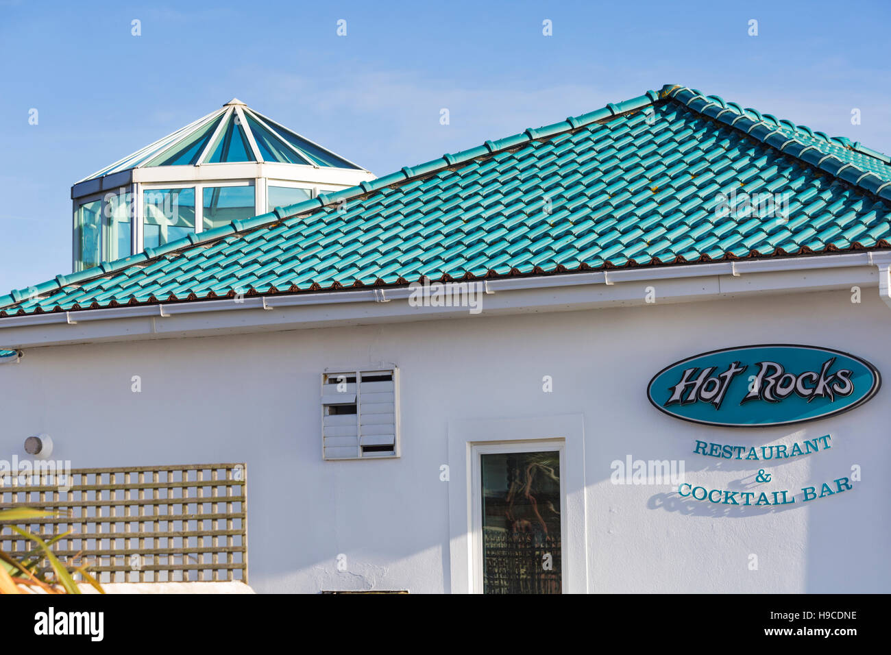 Hot Rocks Ristorante e Cocktail Bar a Bournemouth fronte mare in novembre Foto Stock Hot Rocks Ristorante e Cocktail Bar a Bournemouth fronte mare in novembre Foto Stock