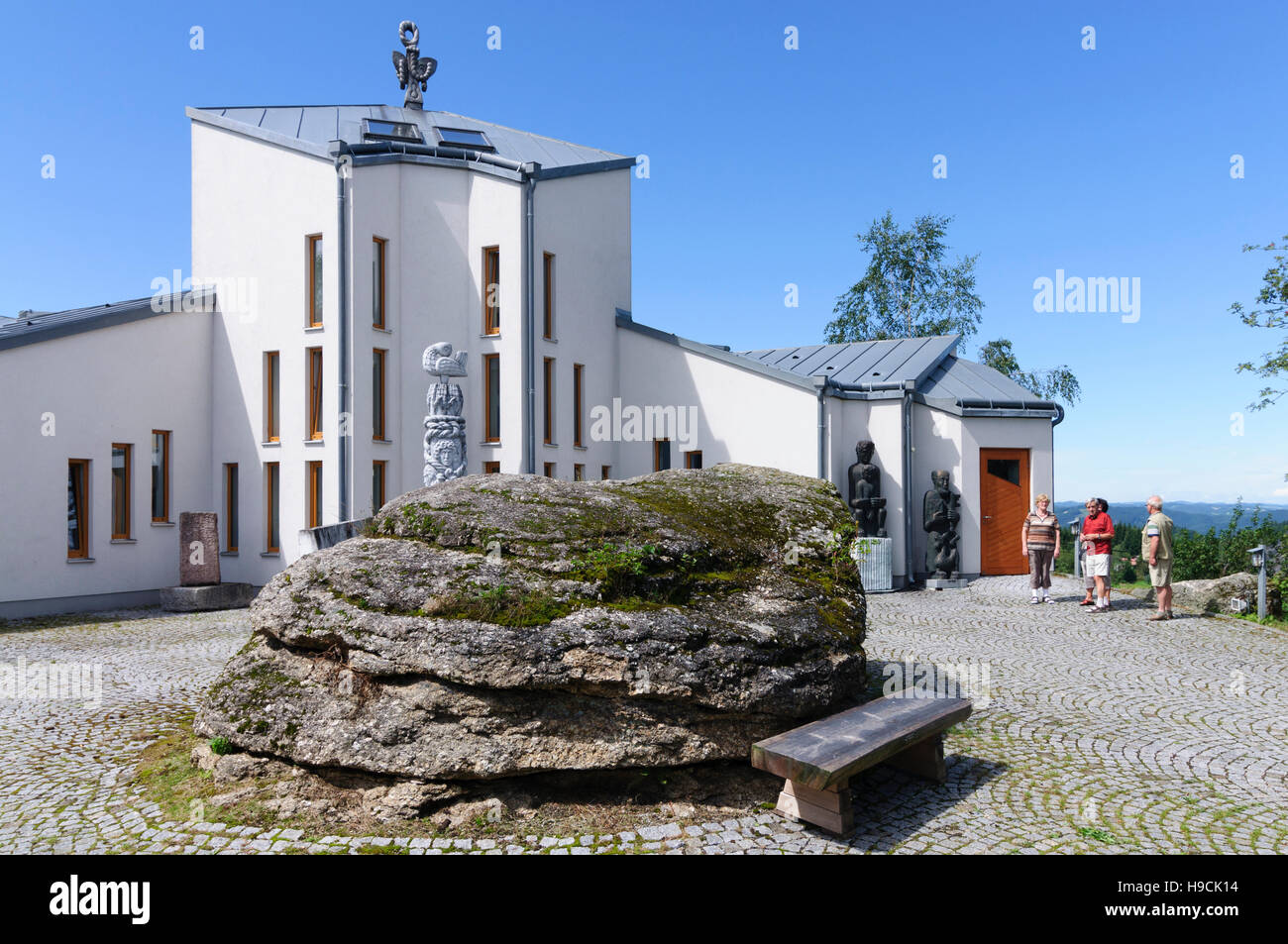 Bad Traunstein: al centro esposizioni del prof. Josef Elter, Waldviertel, Niederösterreich, Austria Inferiore, Austria Foto Stock