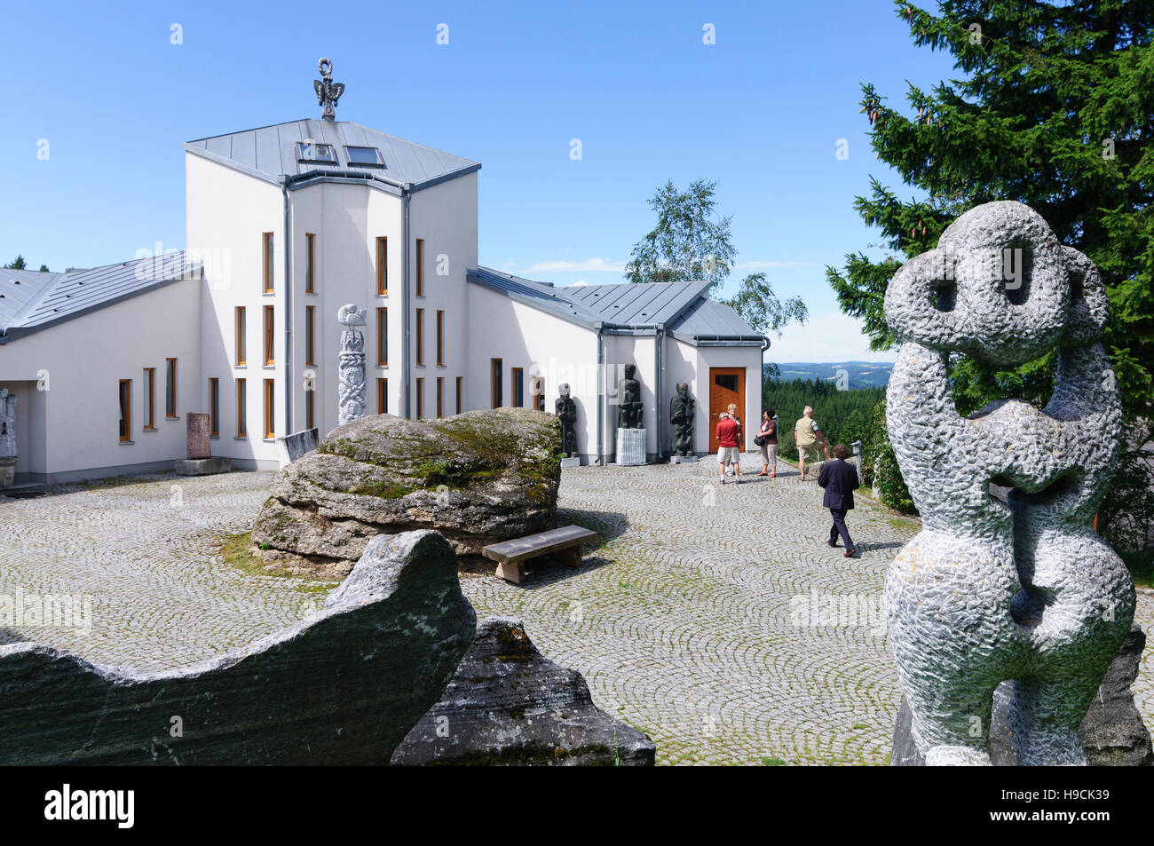 Bad Traunstein: al centro esposizioni del prof. Josef Elter, Waldviertel, Niederösterreich, Austria Inferiore, Austria Foto Stock