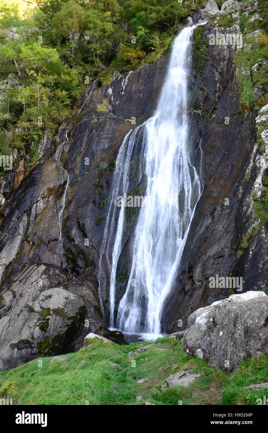 Aber cade Abergwyngreigion Gwynedd in Galles Foto Stock