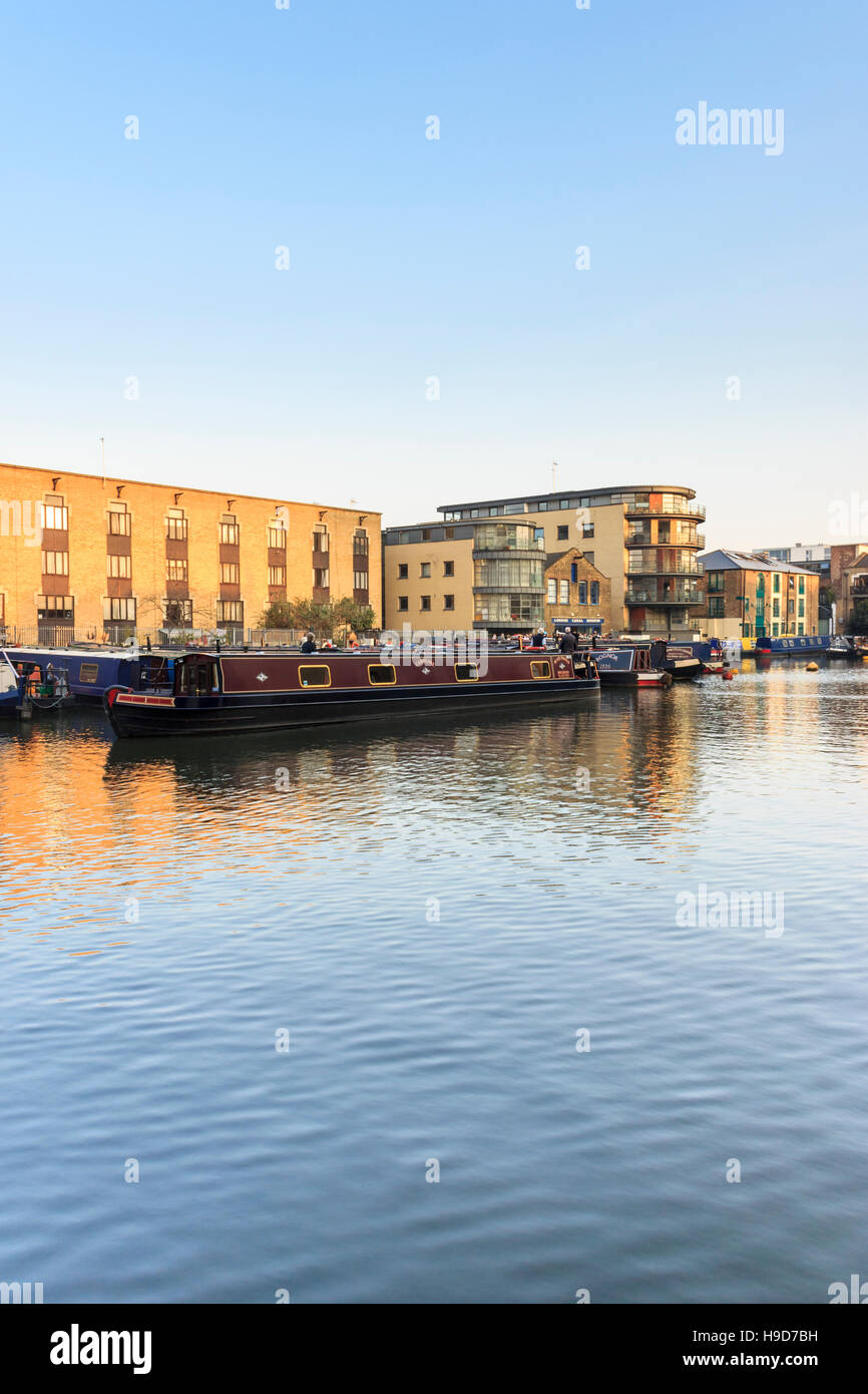 Il ghiaccio Wharf, Albert Dock e Islington Canal Museum, Regent's Canal, London, Regno Unito Foto Stock