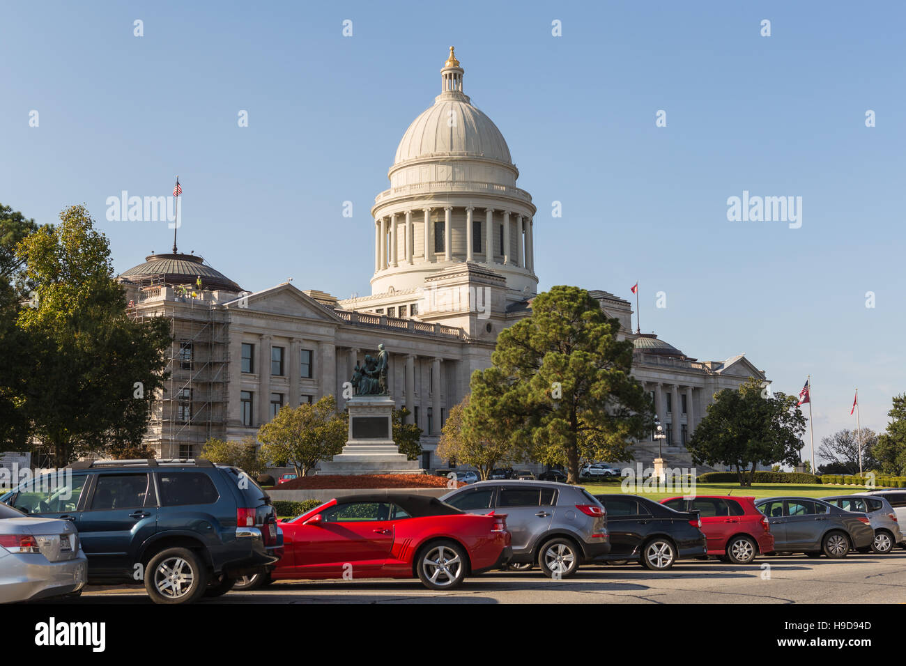 L'Arkansas State Capitol a Little Rock, Arkansas. Foto Stock