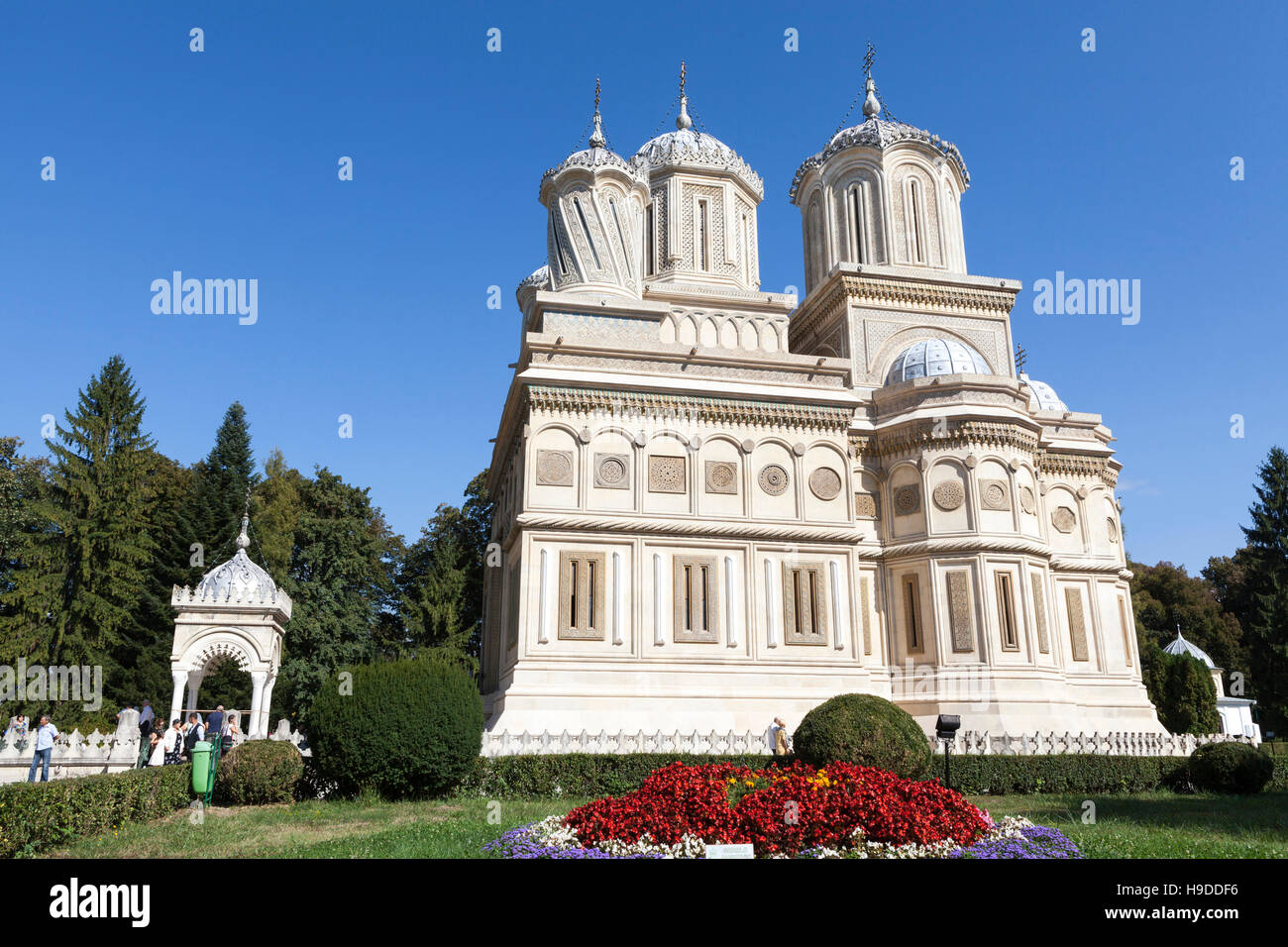 Monastero ortodosso e Cattedrale di Curtea de Arges Foto Stock