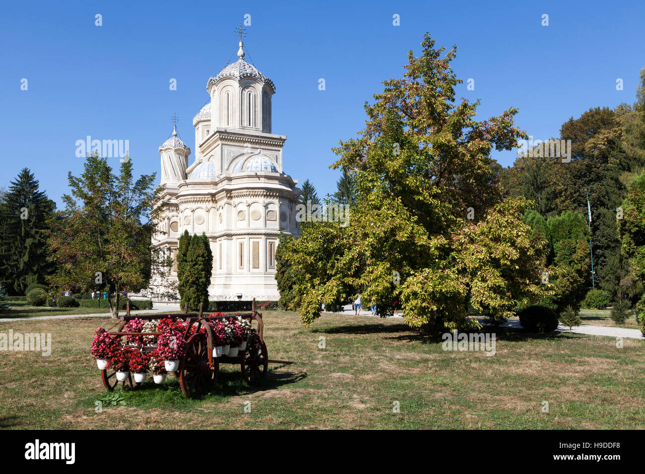 Monastero ortodosso e Cattedrale di Curtea de Arges Foto Stock