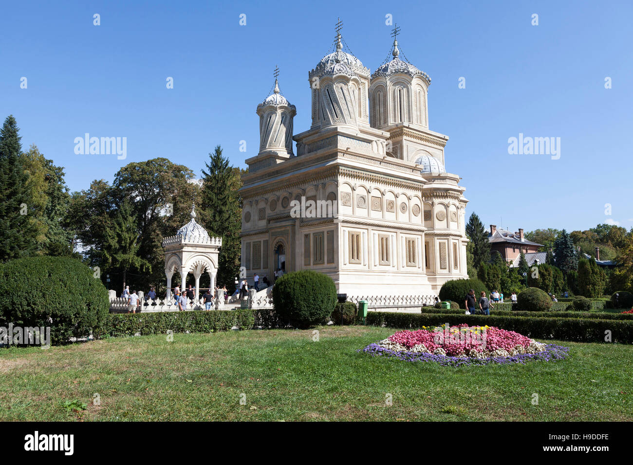 Monastero ortodosso e Cattedrale di Curtea de Arges Foto Stock