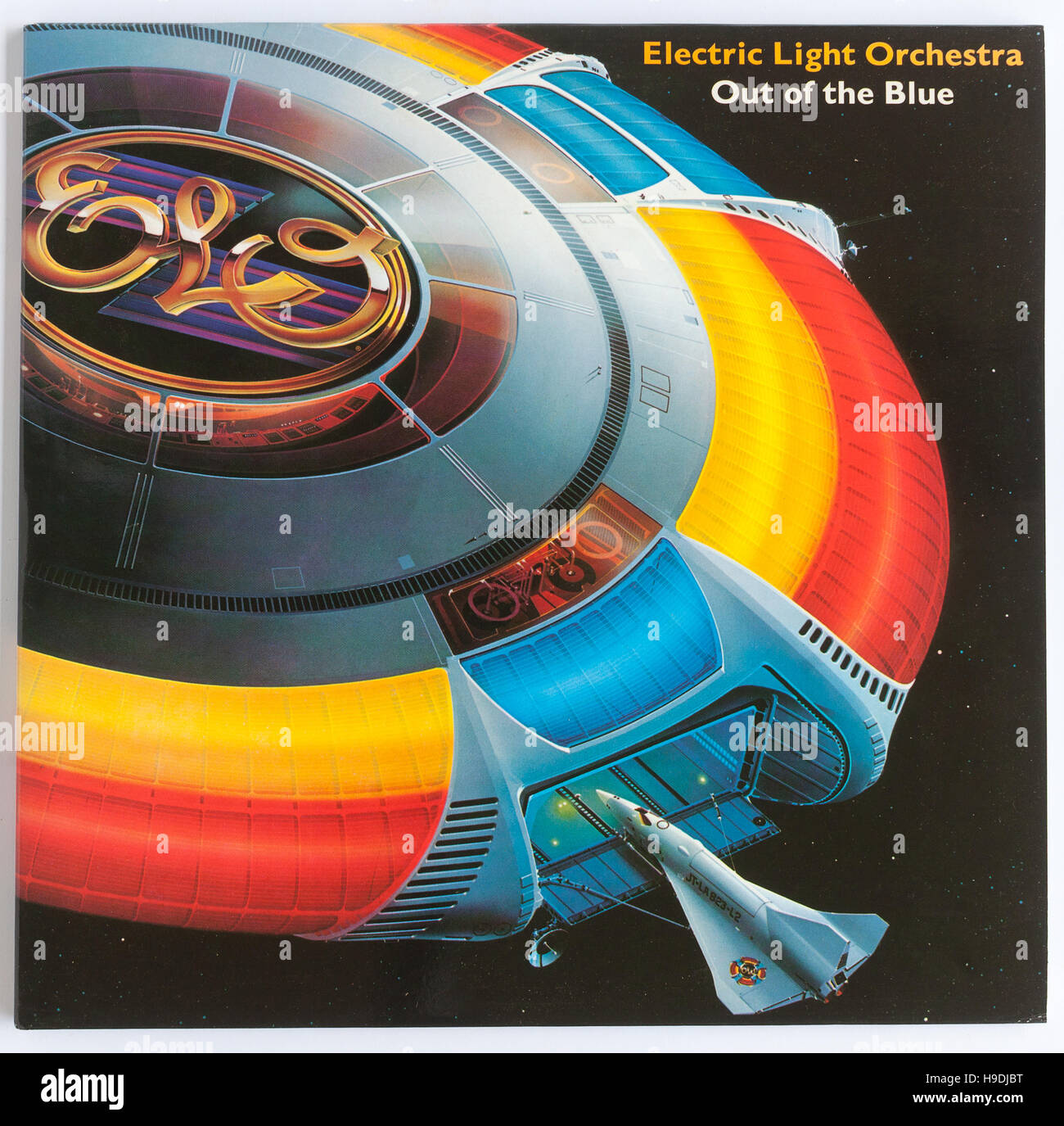 Copertina di 'out of the Blue', album del 1977 di Electric Light Orchestra su UA/Colombia - solo per uso editoriale Foto Stock