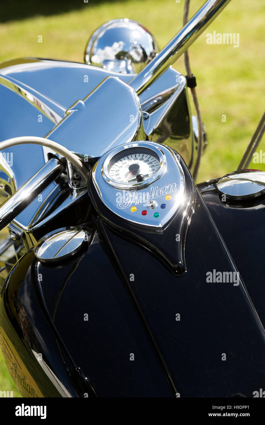 2001 capo indiano Centennial motocicletta. Classic American Motorcycle Foto Stock