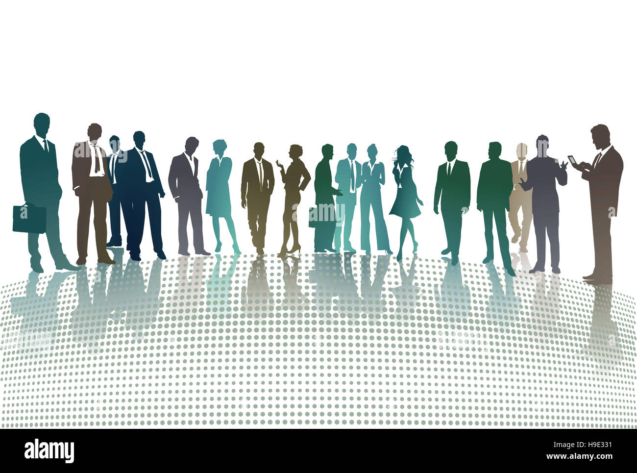 Riunioni di questi gruppi, business, team Foto Stock