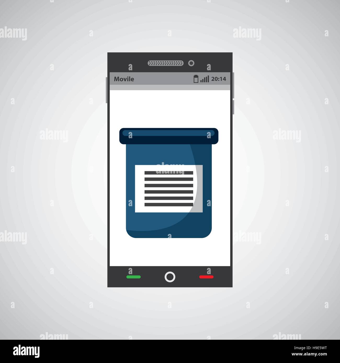 Servizio medico la tecnologia digitale illustrazione vettoriale EPS 10 Illustrazione Vettoriale