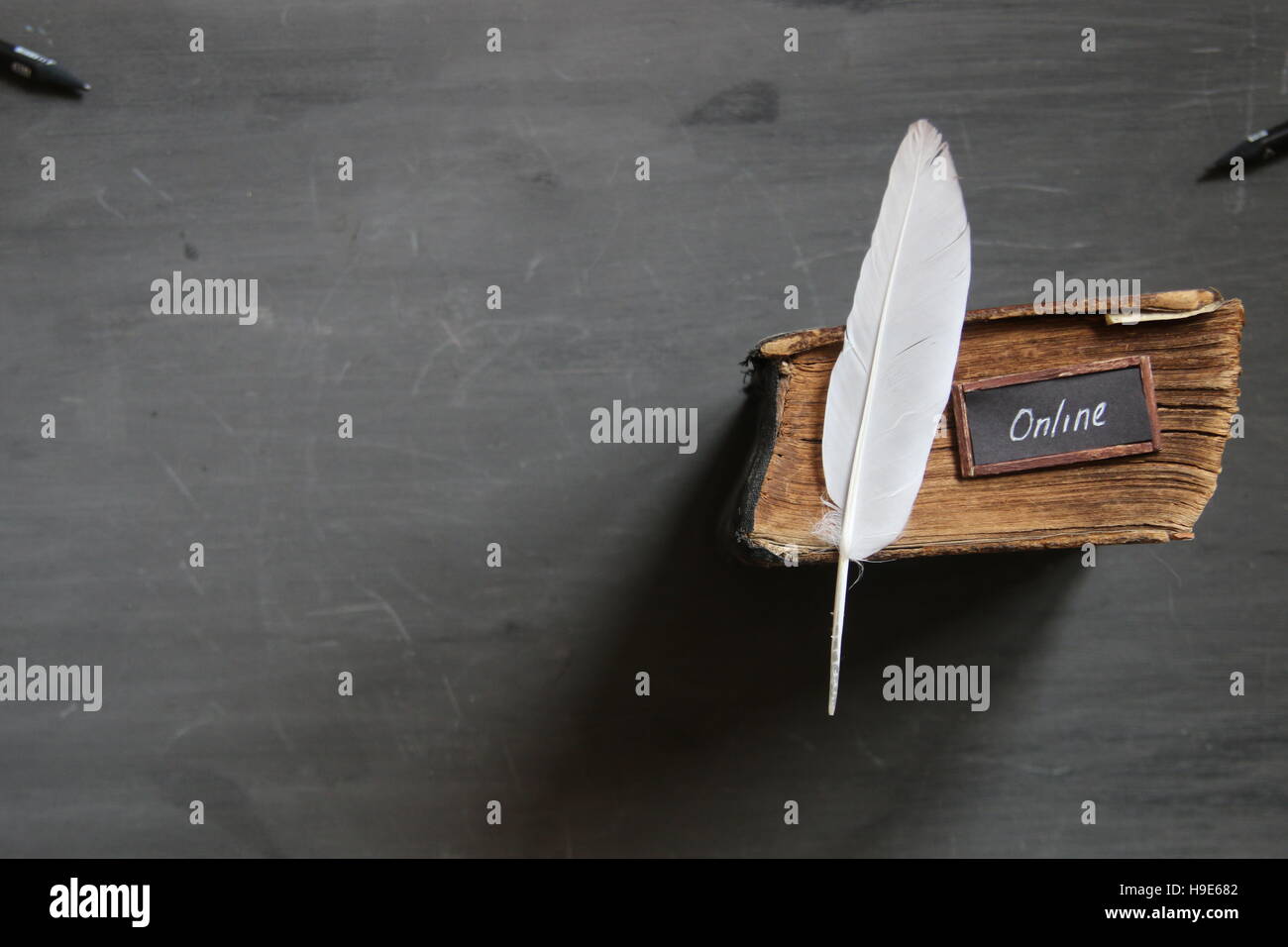 Educazione on line idea Foto Stock