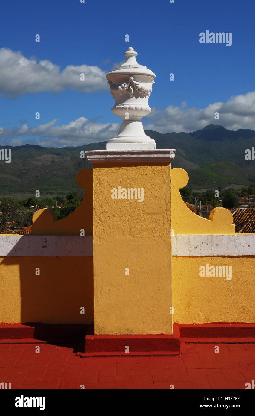 Cuba, Trinidad, Convento di San Francisco, vista dal balcone Foto Stock