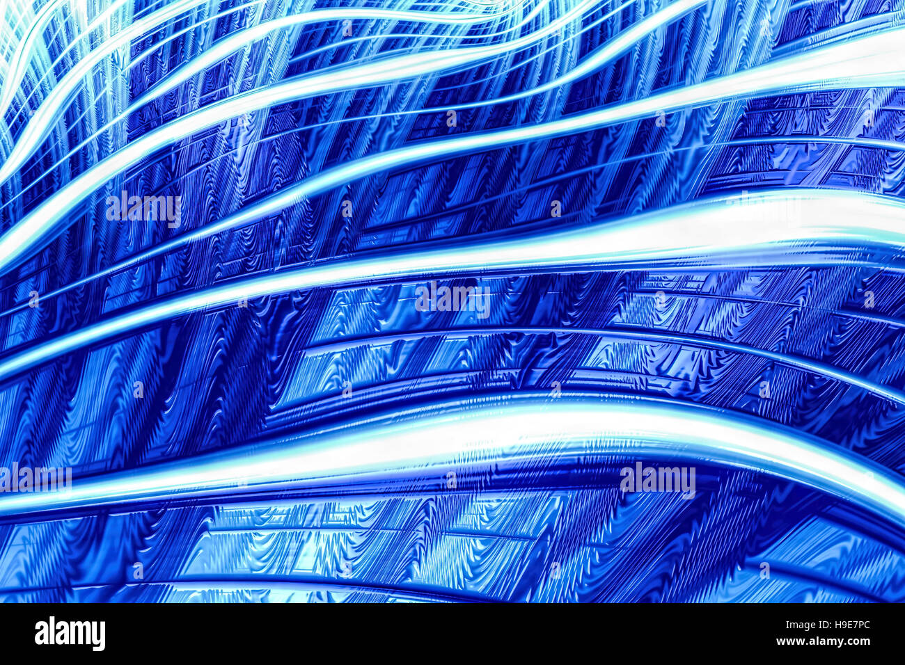 Abstract sfondo ondulato - generati digitalmente immagine Foto Stock