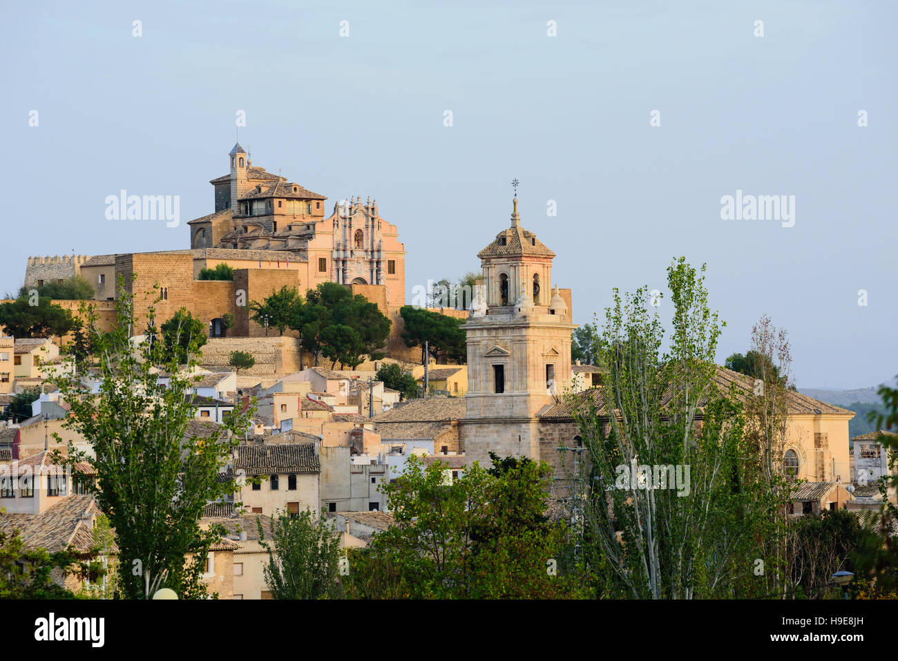 Vista di Caravaca de la Cruz città situata a Murcia Spagna Foto Stock