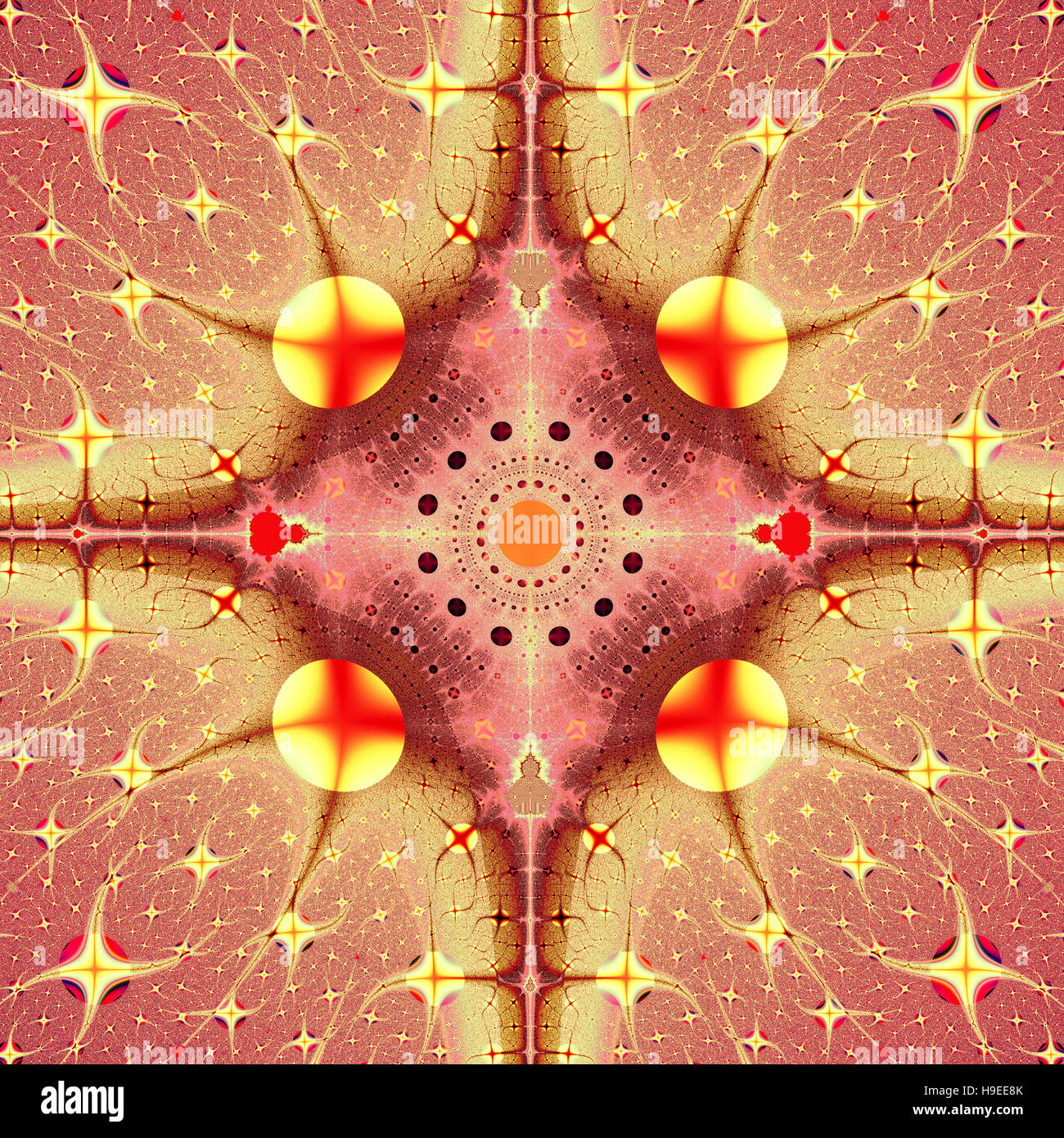 Simmetria stella Foto Stock