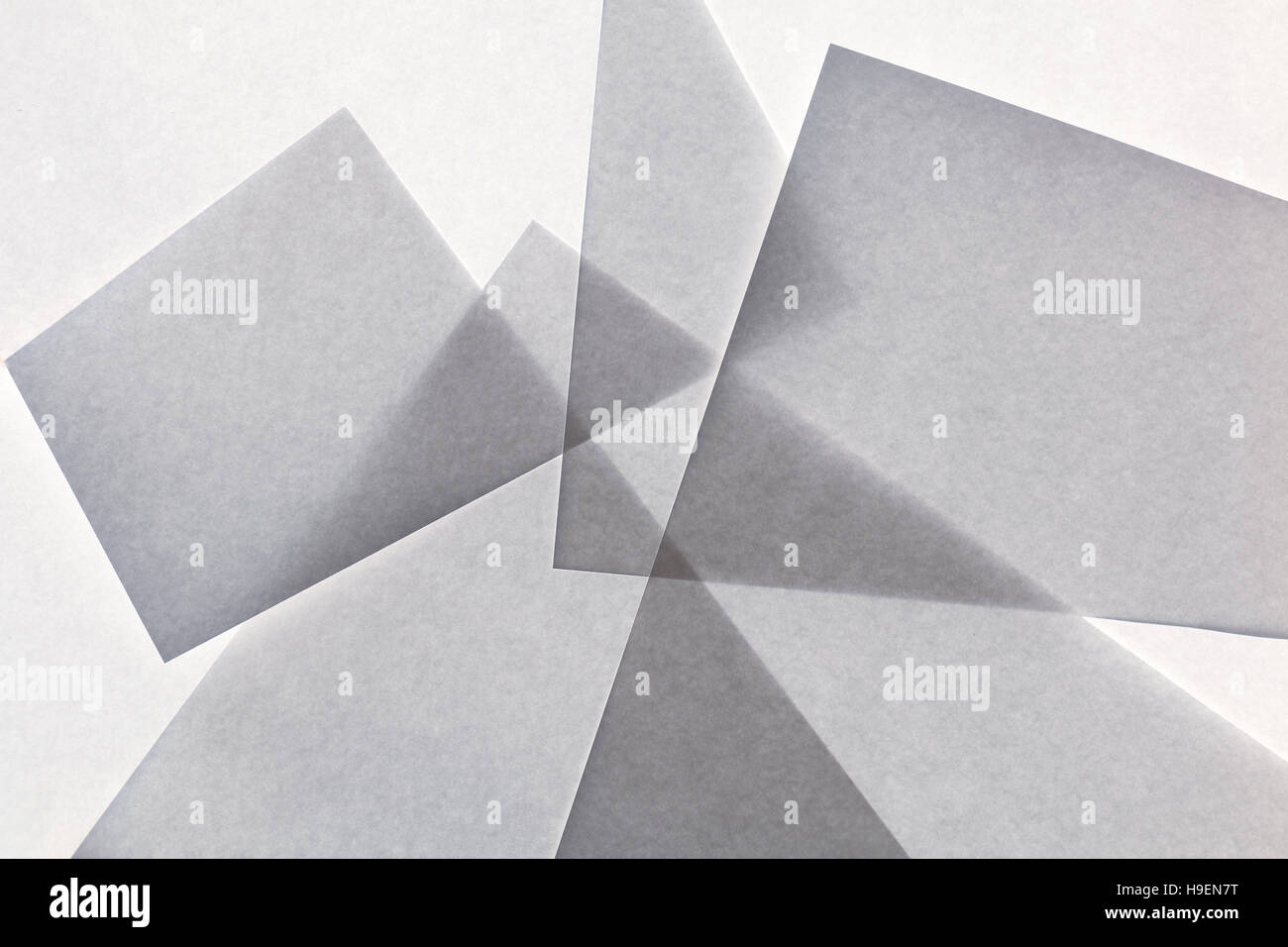 Grigio geometrico di Grana carta abstract Foto Stock