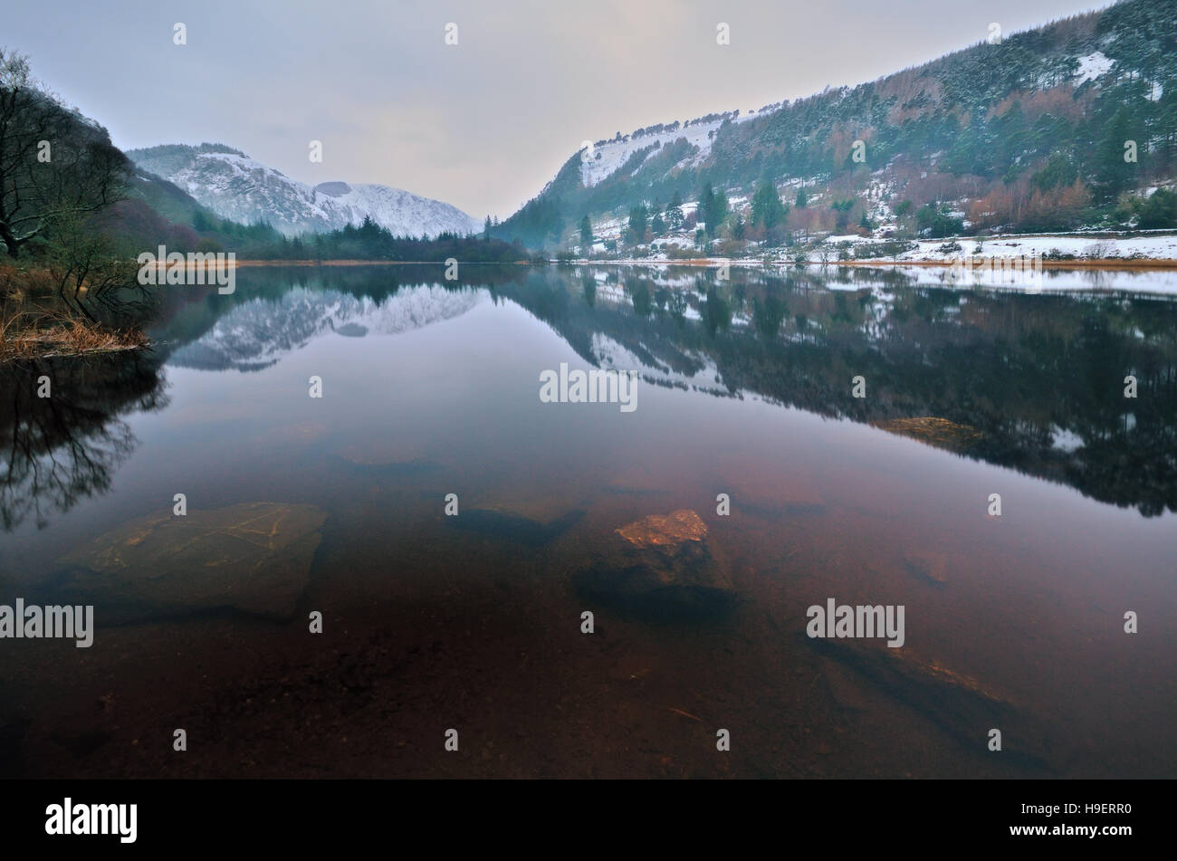 Glendalough - Wicklow Mountains Foto Stock