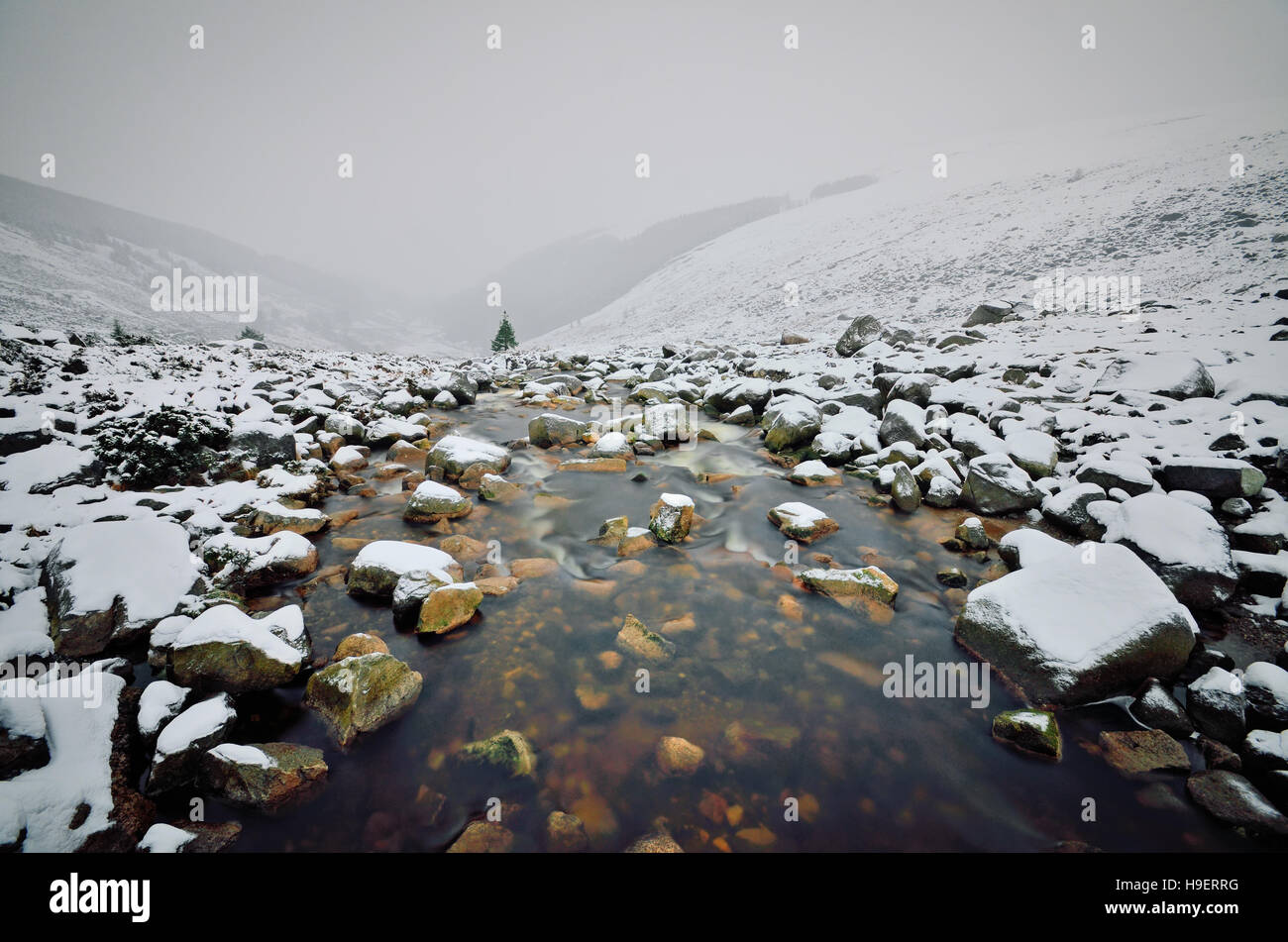 Glendalough - Wicklow Mountains Foto Stock