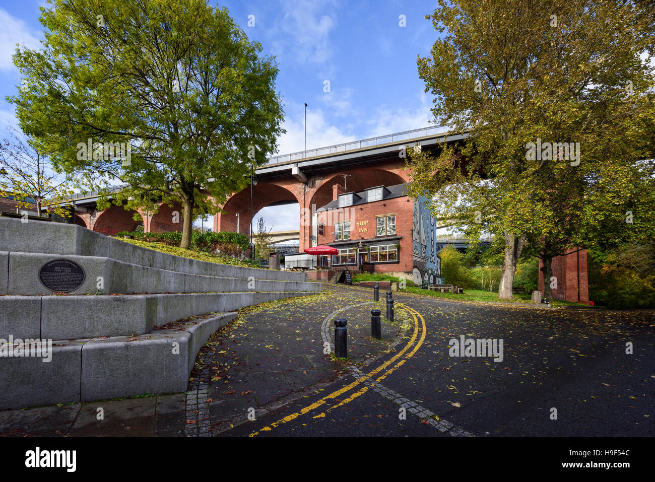 Lime Street, Ouseburn Newcastle upon Tyne Foto Stock