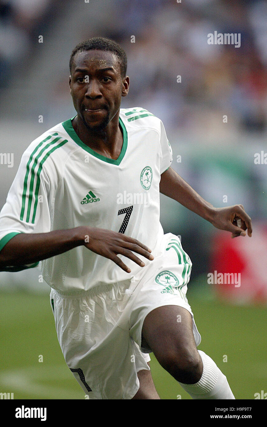 IBRAHIM AL SHAHRANI ARABIA SAUDITA SAITAMA STADIUM SAITAMA GIAPPONE 06 Giugno 2002 Foto Stock