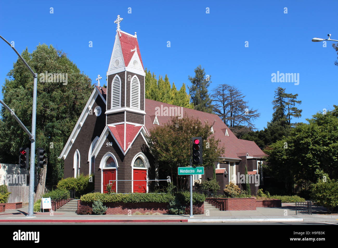 Chiesa dell'Incarnazione, Santa Rosa, California Foto Stock