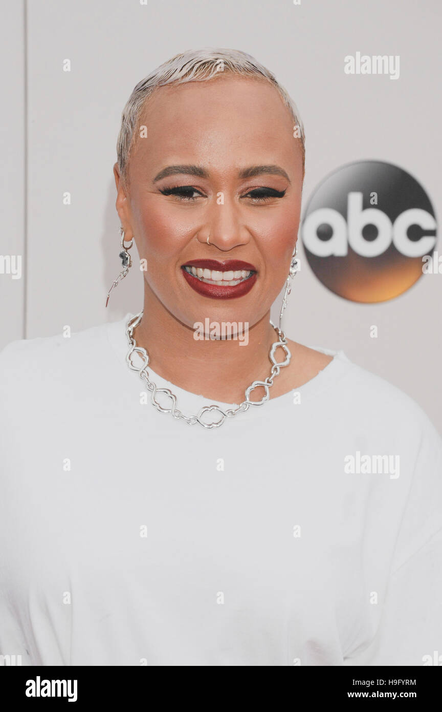 Emeli Sande arriva a 2016 American Music Awards al teatro di Microsoft per il mese di novembre 20, 2016 a Los Angeles, California. Foto Stock