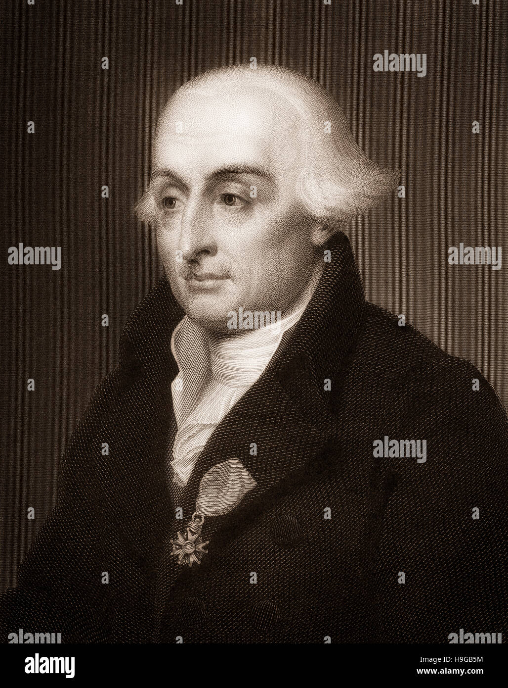 Joseph-Louis Lagrange o Giuseppe Luigi Lagrancia o Lagrangia, 1736 - 1813 , un italiano del matematico e astronomo Foto Stock